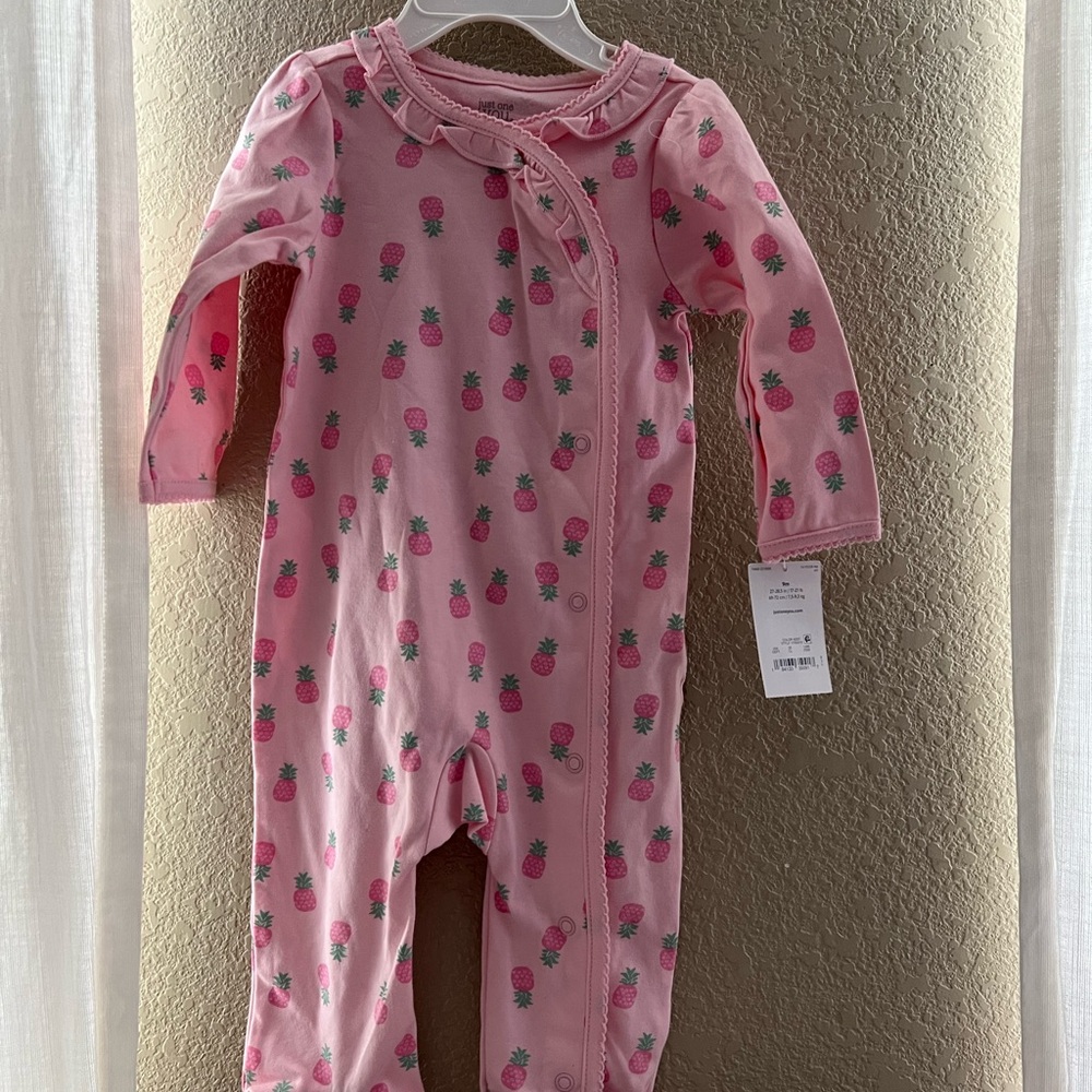 Pink Pineapple Kids One Piece